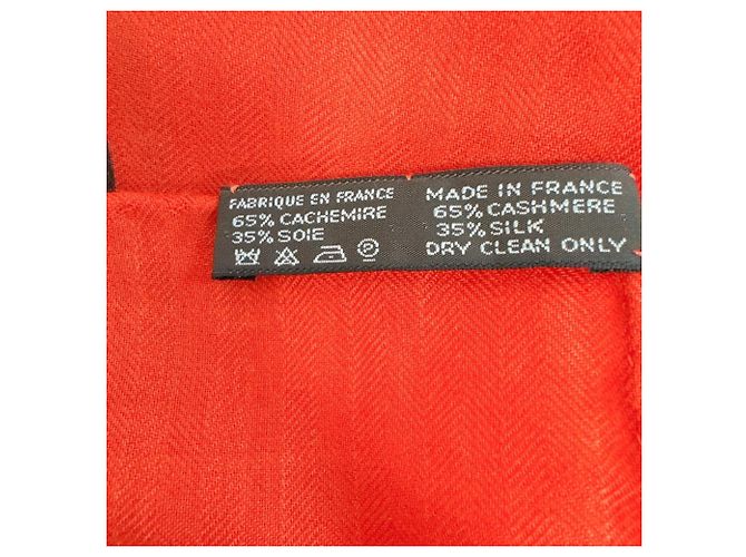 Hermès Hermes Cavalcadour Stola in Rot - Ansicht 6