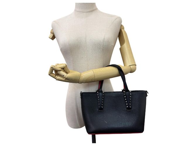 Borsa in pelle Cabata Christian Louboutin Nero - vista 13