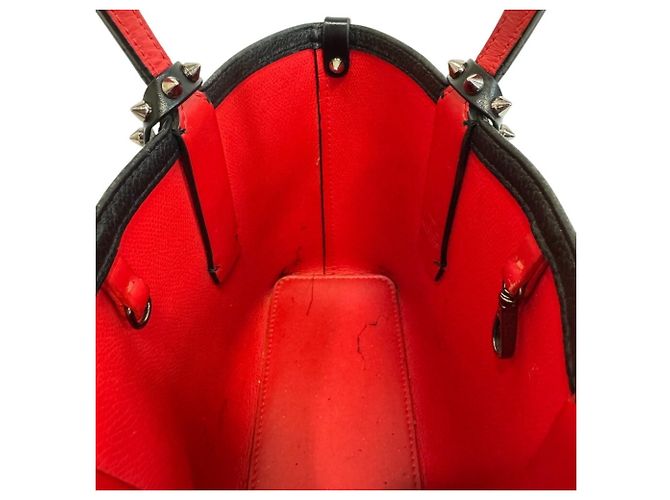 Borsa in pelle Cabata Christian Louboutin Nero - vista 9