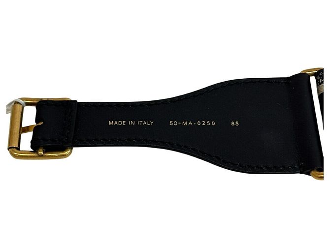 Cinto bordado Christian Dior 50-MA-0250 em Navy Azul marinho - vista 10