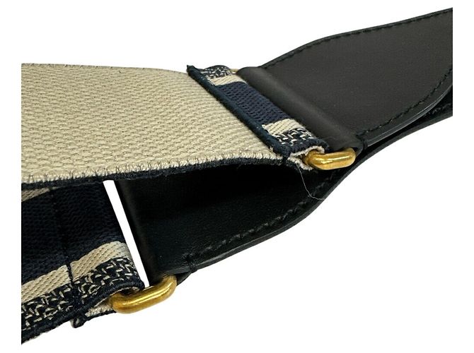 Cinto bordado Christian Dior 50-MA-0250 em Navy Azul marinho - vista 7