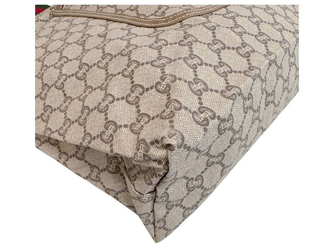 Gucci GG Plus Sherry Line PVC Tote Bag Beige - Ansicht 4