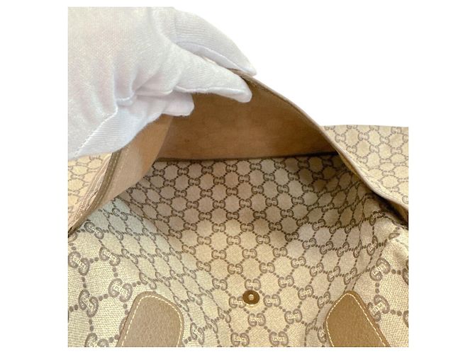 Gucci GG Plus Sherry Line PVC Tote Bag Beige - Ansicht 8