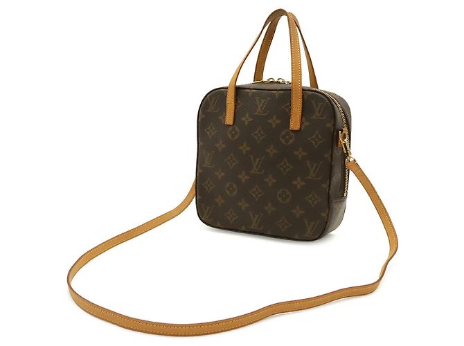 Borsa Louis Vuitton Monogram Spontini Marrone - vista 3