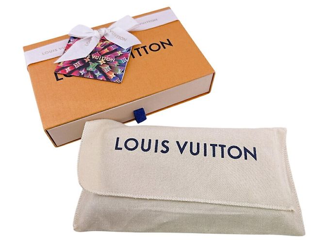 Portafoglio lungo Louis Vuitton Monogram Eclipse Nero - vista 11