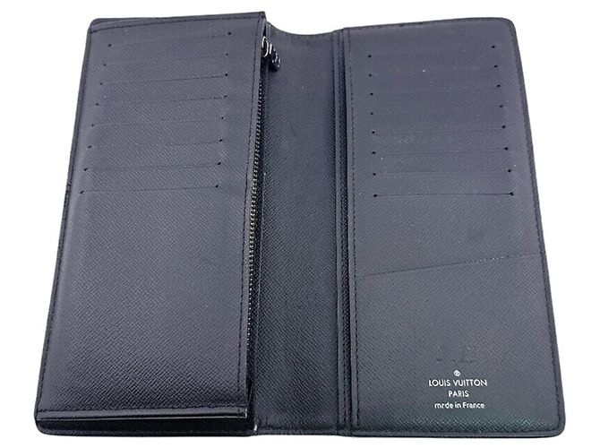 Portafoglio lungo Louis Vuitton Monogram Eclipse Nero - vista 7