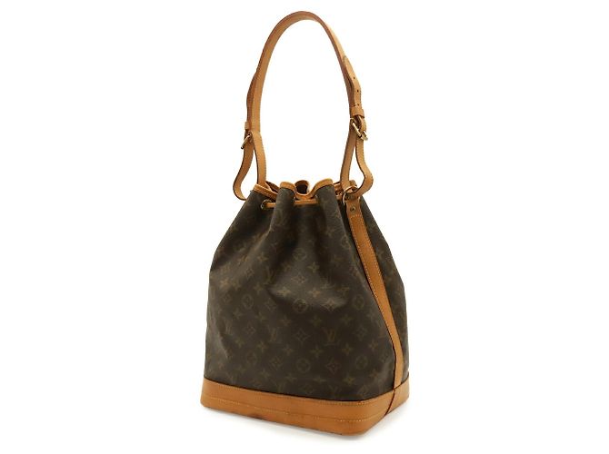 Borsa a tracolla Louis Vuitton Monogram Noe Marrone - vista 3