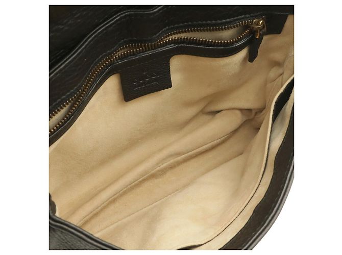 Borsa a tracolla GUCCI 1973 Interlocking G con doppia catena Nero - vista 7