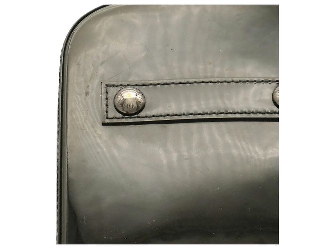 Borsa Louis Vuitton Alma PM Monogram Vernis Nero - vista 5
