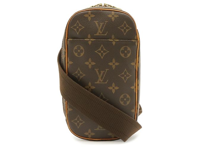 Borsa Louis Vuitton Monogram Pochette Gange Marrone - vista 2
