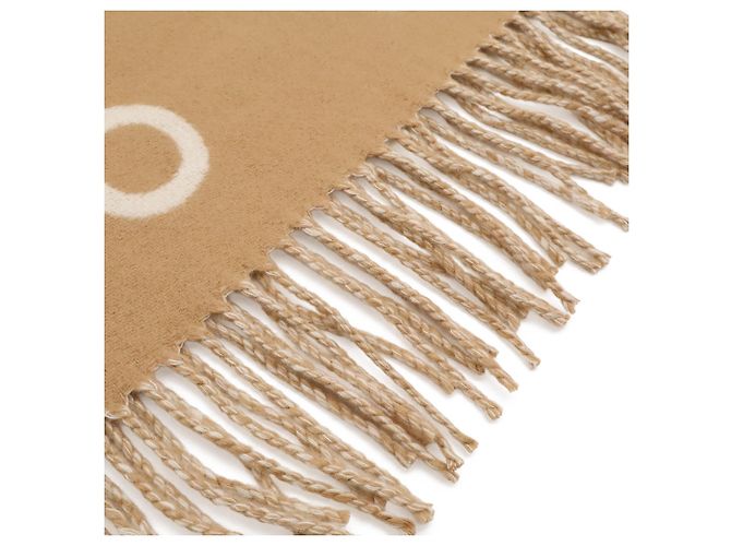 Hermès Sciarpa Stole Hermes Mole Bianco Beige - vista 5