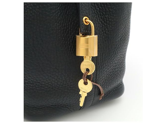 Hermès Borsa a mano HERMES Picotin Lock PM Tote Bag Nero - vista 10