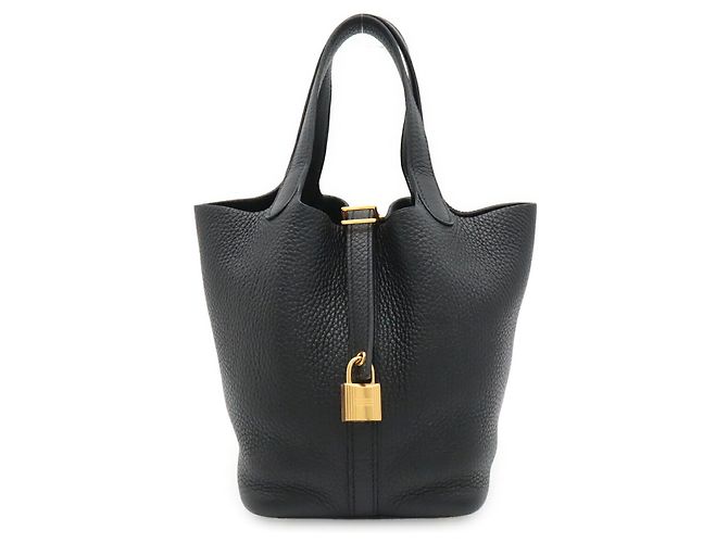 Hermès Borsa a mano HERMES Picotin Lock PM Tote Bag Nero - vista 2