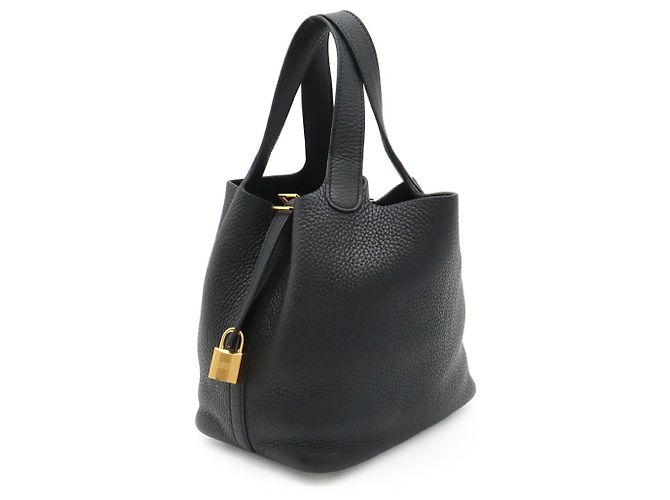 Hermès Borsa a mano HERMES Picotin Lock PM Tote Bag Nero - vista 4