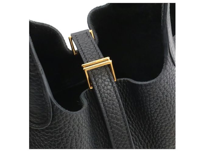 Hermès Borsa a mano HERMES Picotin Lock PM Tote Bag Nero - vista 9