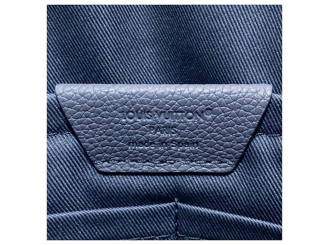 Borsa a tracolla Louis Vuitton Aerogram Speed Messenger Blu Blu navy - vista 11