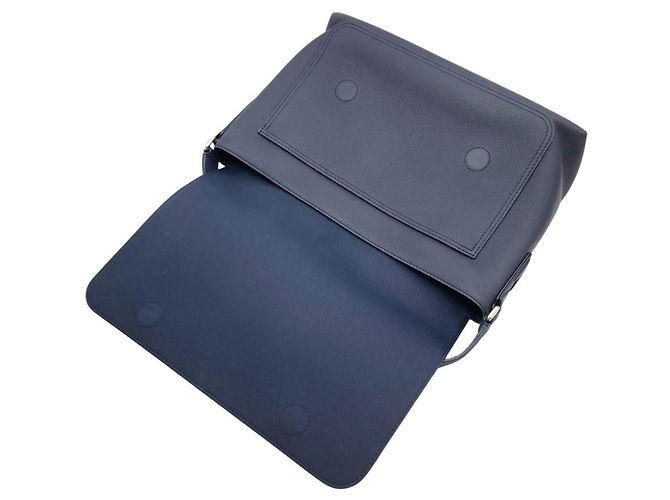 Borsa a tracolla Louis Vuitton Aerogram Speed Messenger Blu Blu navy - vista 5