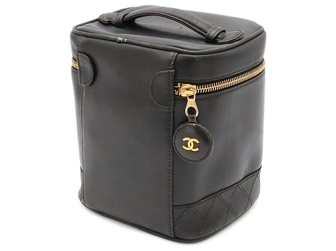 Chanel Bicolor Coco Mark Vanity Bag Schwarz - Ansicht 3