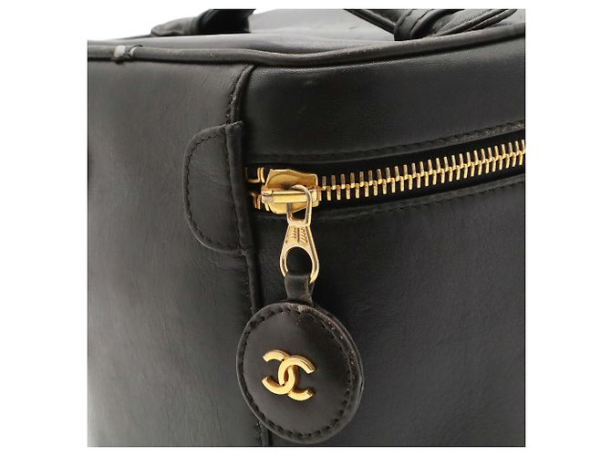 Chanel Bicolor Coco Mark Vanity Bag Schwarz - Ansicht 5