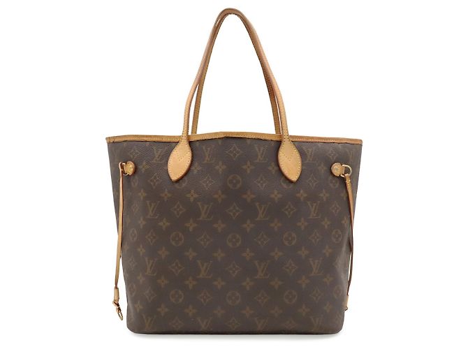 Borsa Tote Louis Vuitton Monogram Neverfull MM Marrone - vista 2