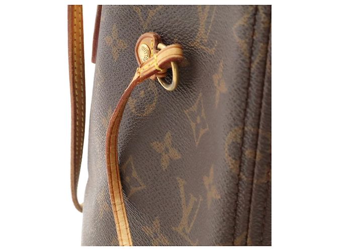 Borsa Tote Louis Vuitton Monogram Neverfull MM Marrone - vista 6