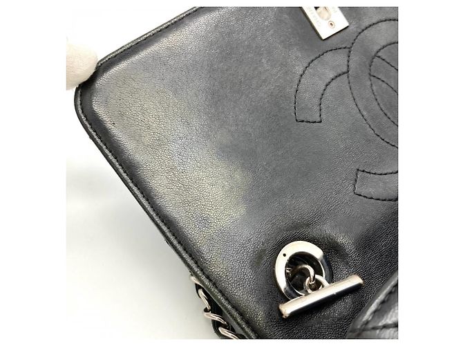 Borsa a mano Chanel Trendy CC Matelassé con manico superiore Nero - vista 10
