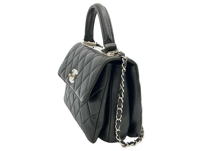 Borsa a mano Chanel Trendy CC Matelassé con manico superiore Nero - vista 2