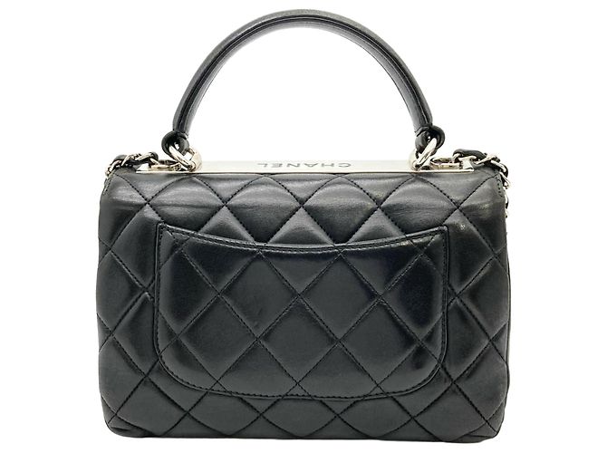 Borsa a mano Chanel Trendy CC Matelassé con manico superiore Nero - vista 3