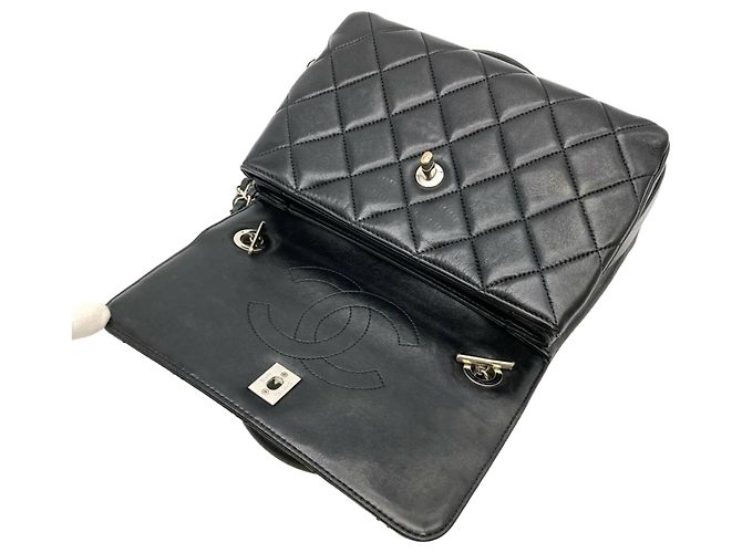 Borsa a mano Chanel Trendy CC Matelassé con manico superiore Nero - vista 5