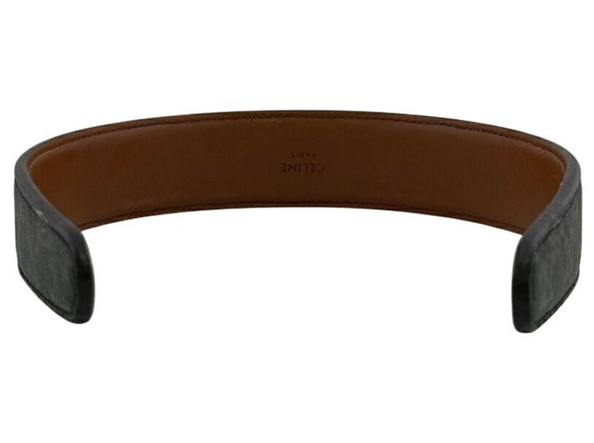 Céline Fascia per capelli CELINE Triomphe Marrone Nero Bianco - vista 4