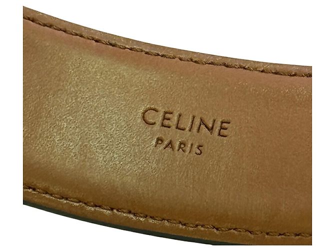 Céline Fascia per capelli CELINE Triomphe Marrone Nero Bianco - vista 8