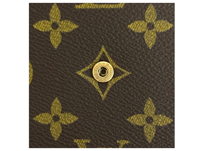 Borsa a pochette Louis Vuitton Monogram in pelle Marrone - vista 6