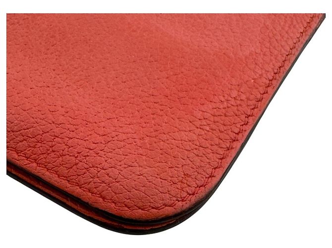 Hermès Cartera larga Hermes Dogon de piel Togo rosa - vista 4