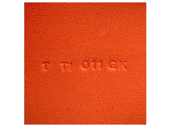 Hermès Cartera larga Hermes Dogon de piel Togo rosa - vista 8