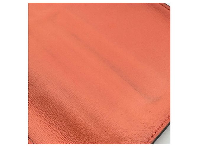 Hermès Cartera larga Hermes Dogon de piel Togo rosa - vista 9