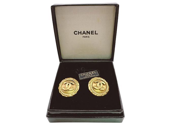 Orecchini a clip Chanel Coco Mark placcati oro D'oro - vista 7