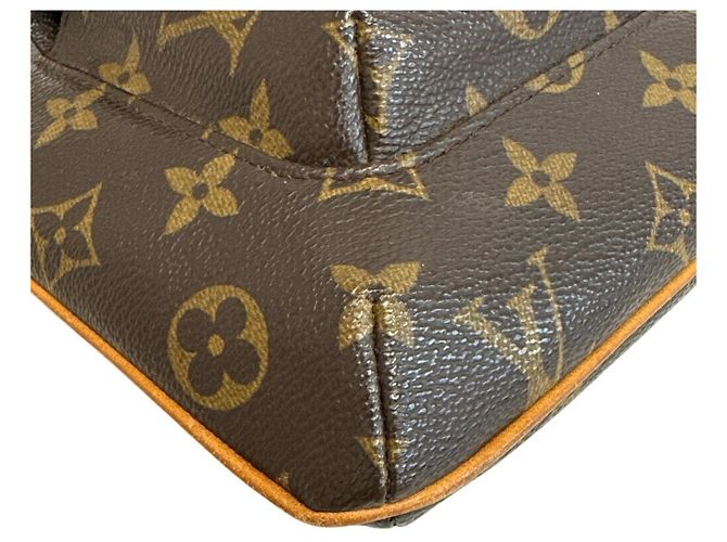 Pouch Monogram Louis Vuitton Marrone - vista 3