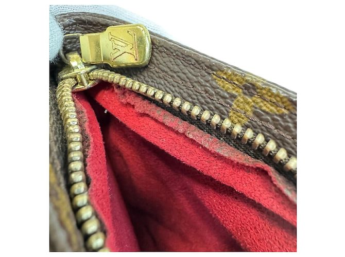 Pouch Monogram Louis Vuitton Marrone - vista 7