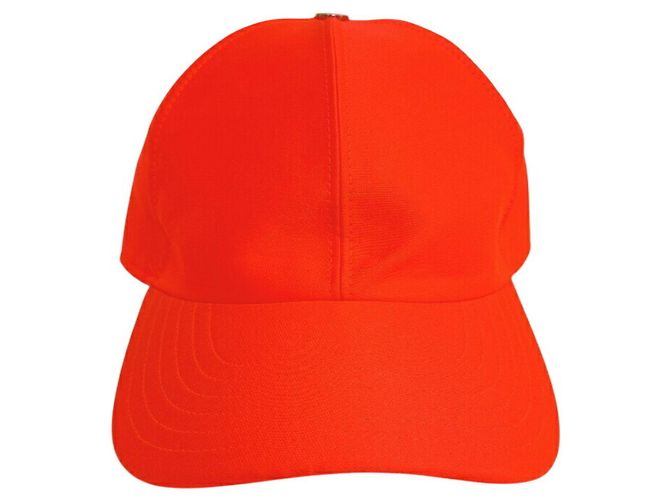 Cappellino da baseball Chanel 18P Coco Mark Orange Arancione - vista 2