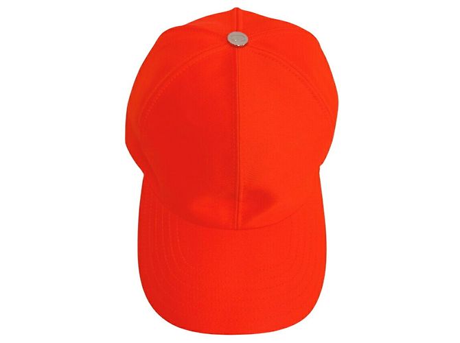 Cappellino da baseball Chanel 18P Coco Mark Orange Arancione - vista 3