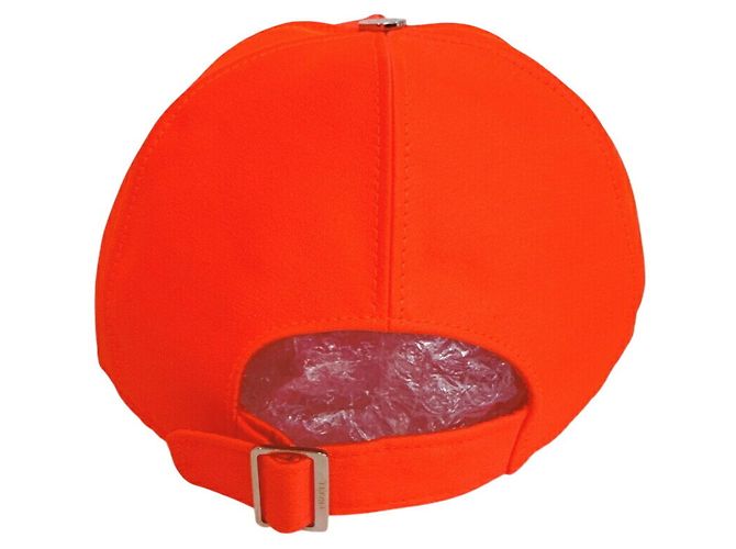 Cappellino da baseball Chanel 18P Coco Mark Orange Arancione - vista 5