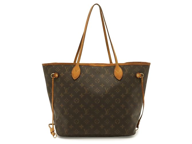 Borsa Tote Louis Vuitton Monogram Neverfull MM Marrone - vista 2