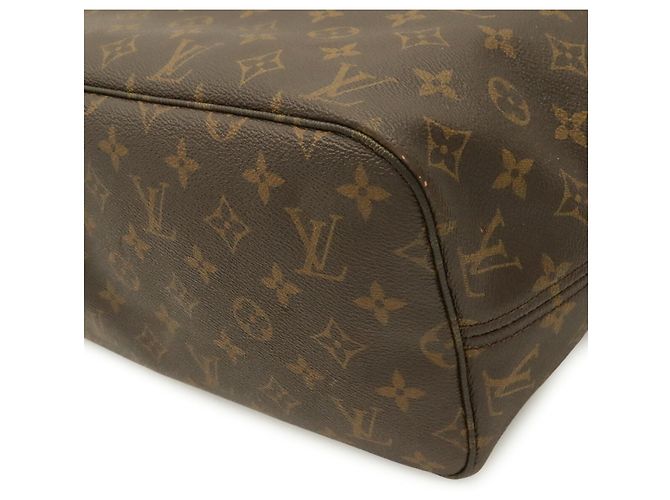Borsa Tote Louis Vuitton Monogram Neverfull MM Marrone - vista 4