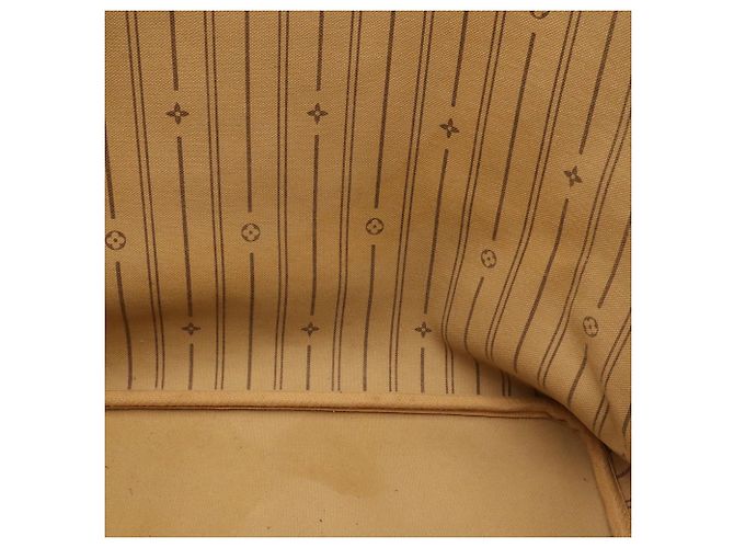 Borsa Tote Louis Vuitton Monogram Neverfull MM Marrone - vista 9
