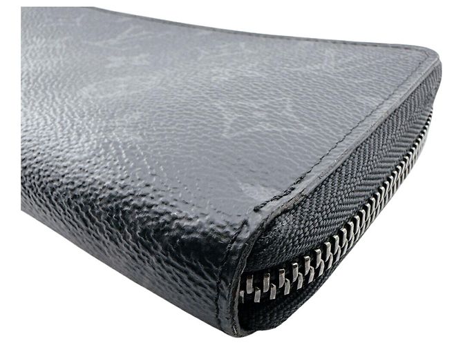 Cartera larga bi-fold Louis Vuitton Monogram Eclipse Castaño Negro - vista 4