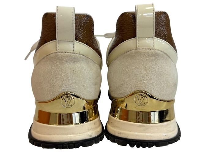 Sneakers Louis Vuitton Run Away Line Canvas Bianco - vista 6