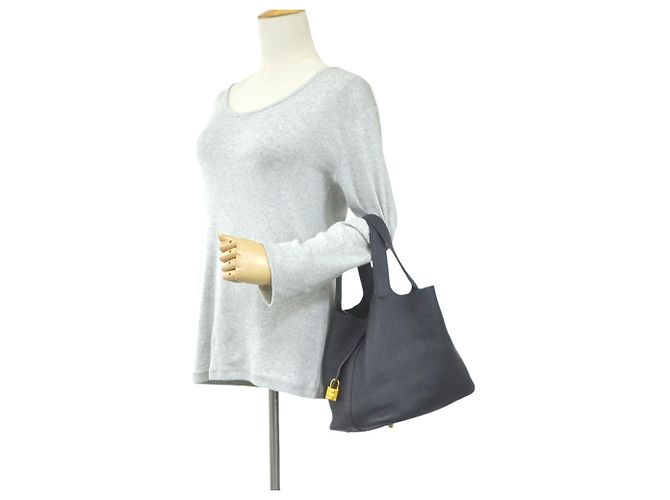 Hermès Borsa Hermes Picotin Lock MM 22 Nero - vista 15