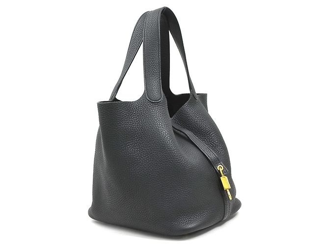 Hermès Borsa Hermes Picotin Lock MM 22 Nero - vista 2