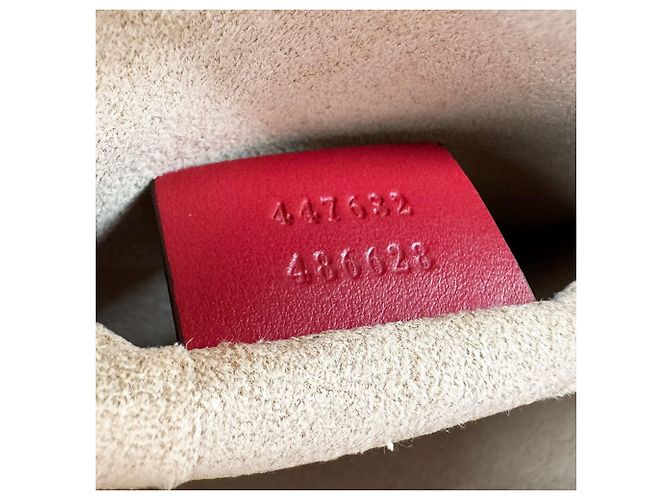 Borsa a tracolla Gucci GG Marmont Rosso - vista 13