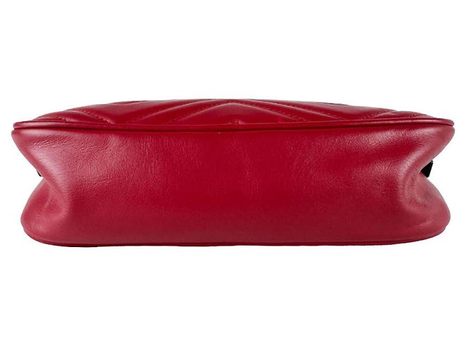 Borsa a tracolla Gucci GG Marmont Rosso - vista 4
